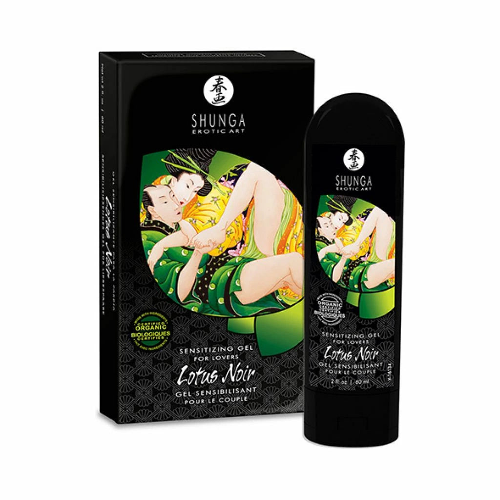 Noir/Bitume günstig Kaufen-Shunga - Lotus Noir 60 ml. Shunga - Lotus Noir 60 ml <![CDATA[Lotus Noir is a pleasure gel made with organic ingredients that's designed for couples to use together. For her, it heightens clitoral sensitivity, which can result in longer, stronger orgasms.