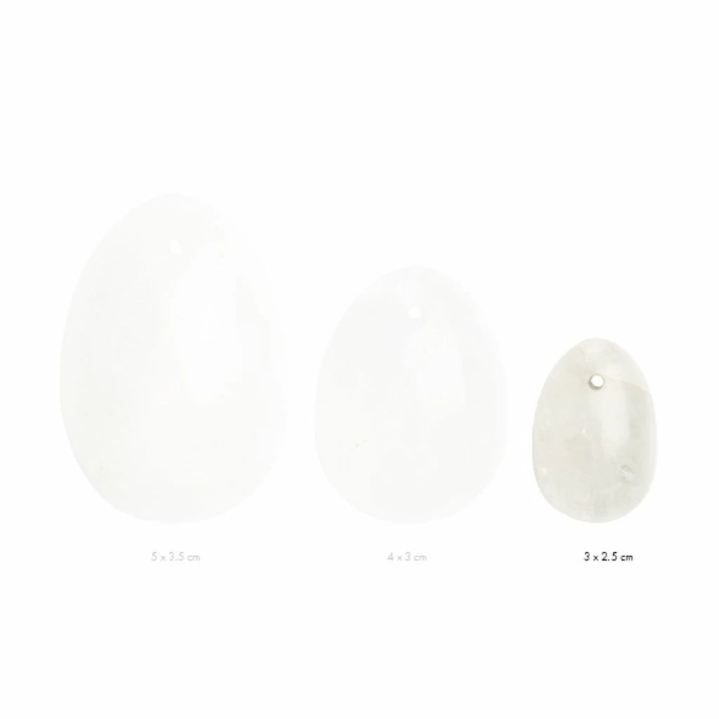 mm Round günstig Kaufen-La Gemmes - Yoni Egg Clear Quartz S. La Gemmes - Yoni Egg Clear Quartz S <![CDATA[Wear this yoni egg as a piece of jewelry around your neck, in your pocket, in your bra or as a pelvic floor muscle trainer in your vagina. A yoni egg was originally intended