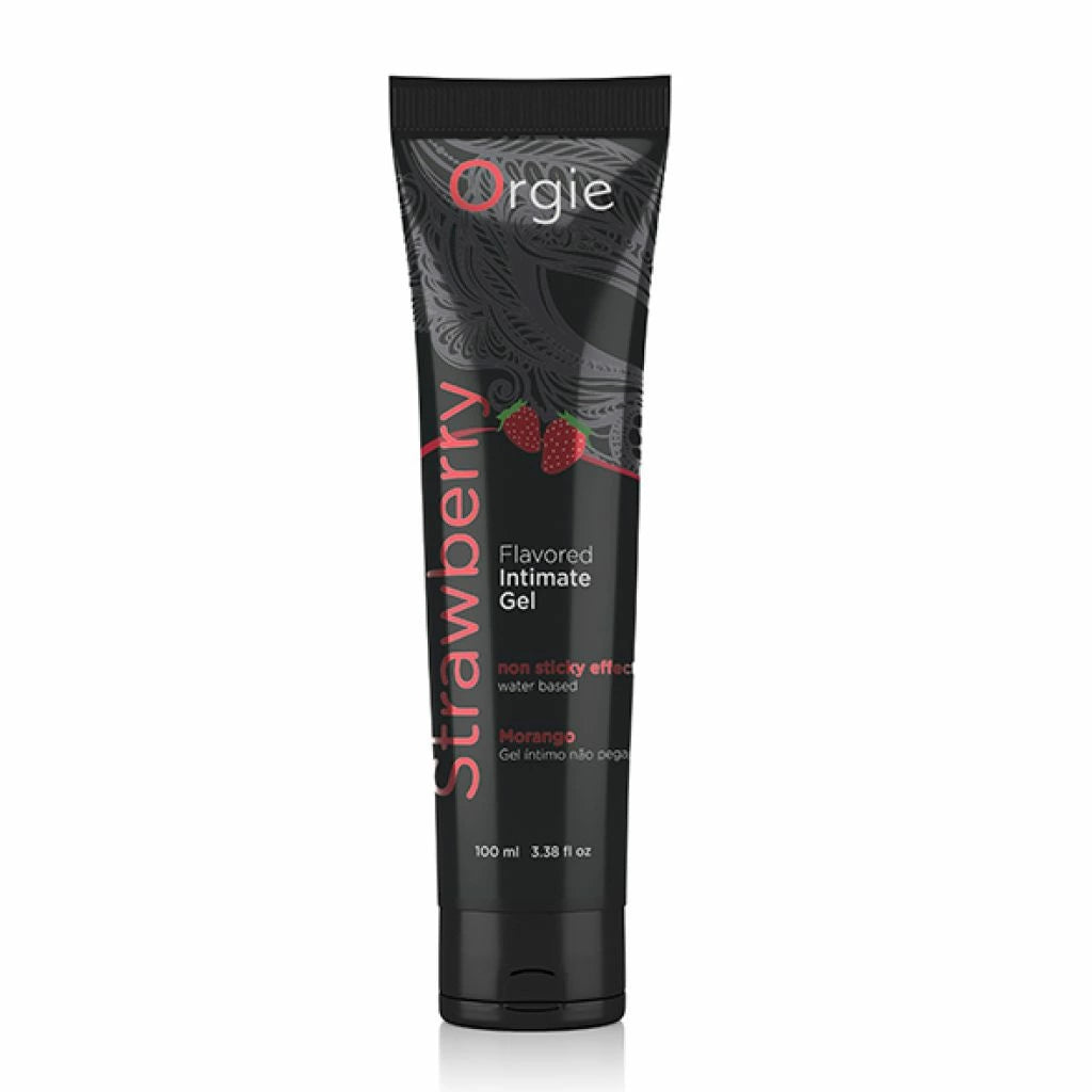 in Red günstig Kaufen-Orgie - Lube Tube Strawberry 100 ml. Orgie - Lube Tube Strawberry 100 ml <![CDATA[Kissable water-based intimate gel. Lube Tube flavored is a water-based kissable intimate gel with a delightful strawberry flavor and scent that makes it perfect for oral sex