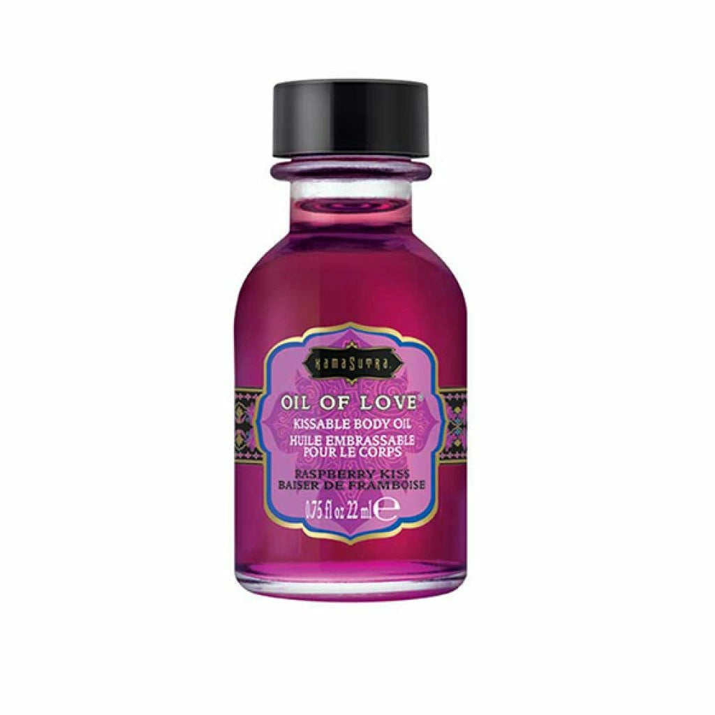TO PLAY günstig Kaufen-Kama Sutra - Oil of Love Raspberry Kiss 22 ml. Kama Sutra - Oil of Love Raspberry Kiss 22 ml <![CDATA[Kissable, water-based foreplay oil that gently warms on the skin. Apply to the sensitive/erogenous zones of the body. Oil of Love is not a massage oil or