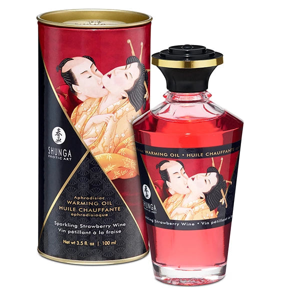 the Warm günstig Kaufen-Shunga - Aphrodisiac Warming Oil Sparkling Strawberry Wine 100 ml. Shunga - Aphrodisiac Warming Oil Sparkling Strawberry Wine 100 ml <![CDATA[A delicious edible warming oil created especially to excite erogenous zones. Activate by the warm breath of soft 
