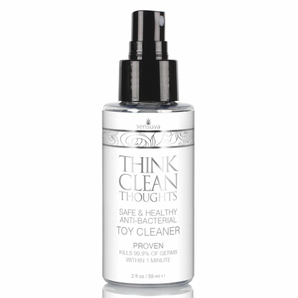 you to günstig Kaufen-Sensuva - Think Clean Thoughts Toy Cleaner 59 ml. Sensuva - Think Clean Thoughts Toy Cleaner 59 ml <![CDATA[Keep your pleasure products clean and your body safe! Think Clean Thoughts is a quick and simple-to-use anti-bacterial cleaning spray that contains