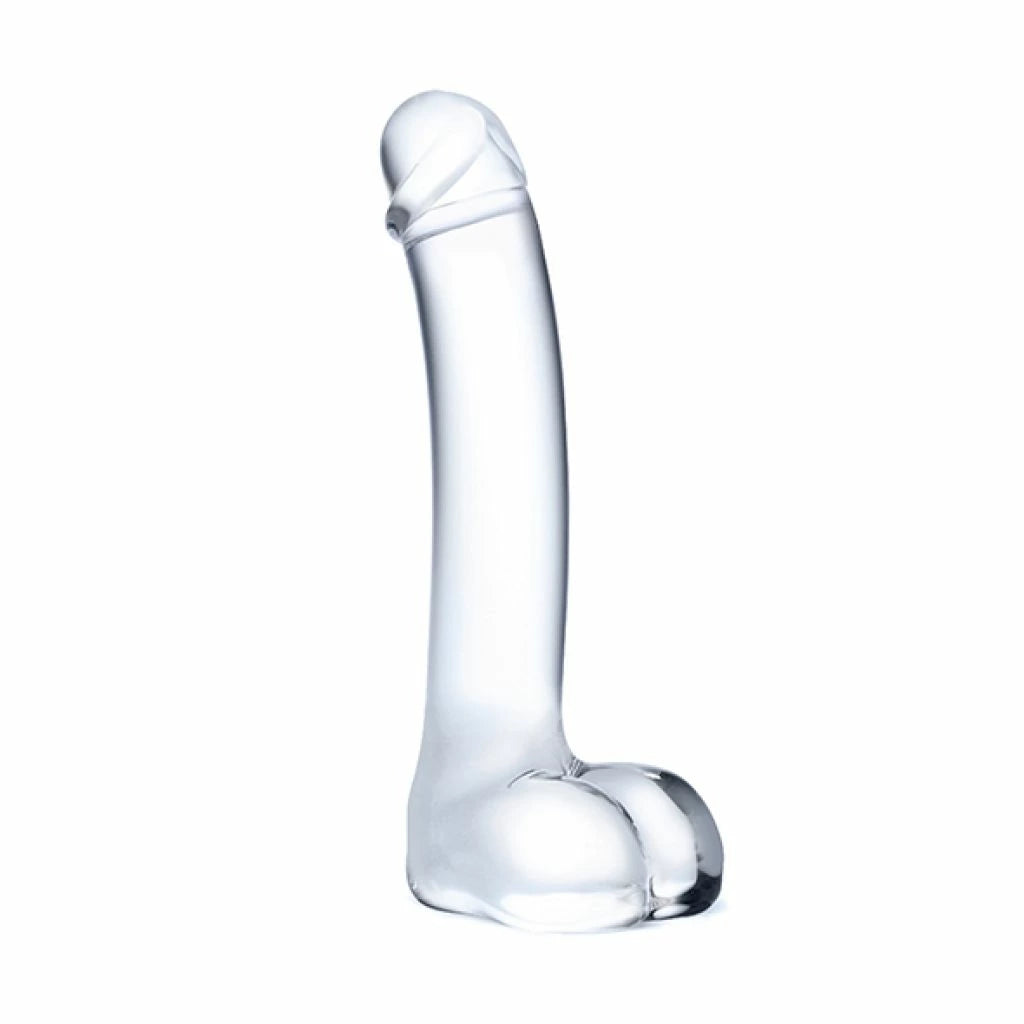 of His günstig Kaufen-Glas - Realistic Curved. Glas - Realistic Curved <![CDATA[Get ready for a sleek, rock-hard sexual experience. This realistically shaped glass G-spot dildo offers 17.8 cm in length thatâ€™s topped with deliciously ribbed tip. The shaft is expertly cra