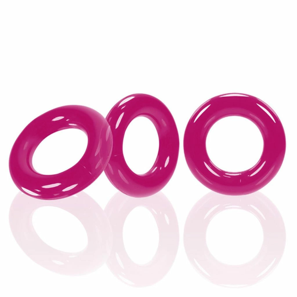 Ring,S925 günstig Kaufen-Oxballs - Willy Rings 3-pack Cockrings Hot Pink. Oxballs - Willy Rings 3-pack Cockrings Hot Pink <![CDATA[WILLY RING 3-Pack super stretch cockring, use 'em single, or stacked or layered.. Oxballs new super stretch 3-pack WILLY RINGS cockrings, the perfect