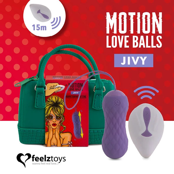 THE LOVE günstig Kaufen-FeelzToys - Motion Love Balls Jivy. FeelzToys - Motion Love Balls Jivy <![CDATA[The Motion Love Balls from Feelztoys give you a damn fine feeling inside! The cone balls are playful and exciting, they move and rotate to give you good vibrations. And becaus