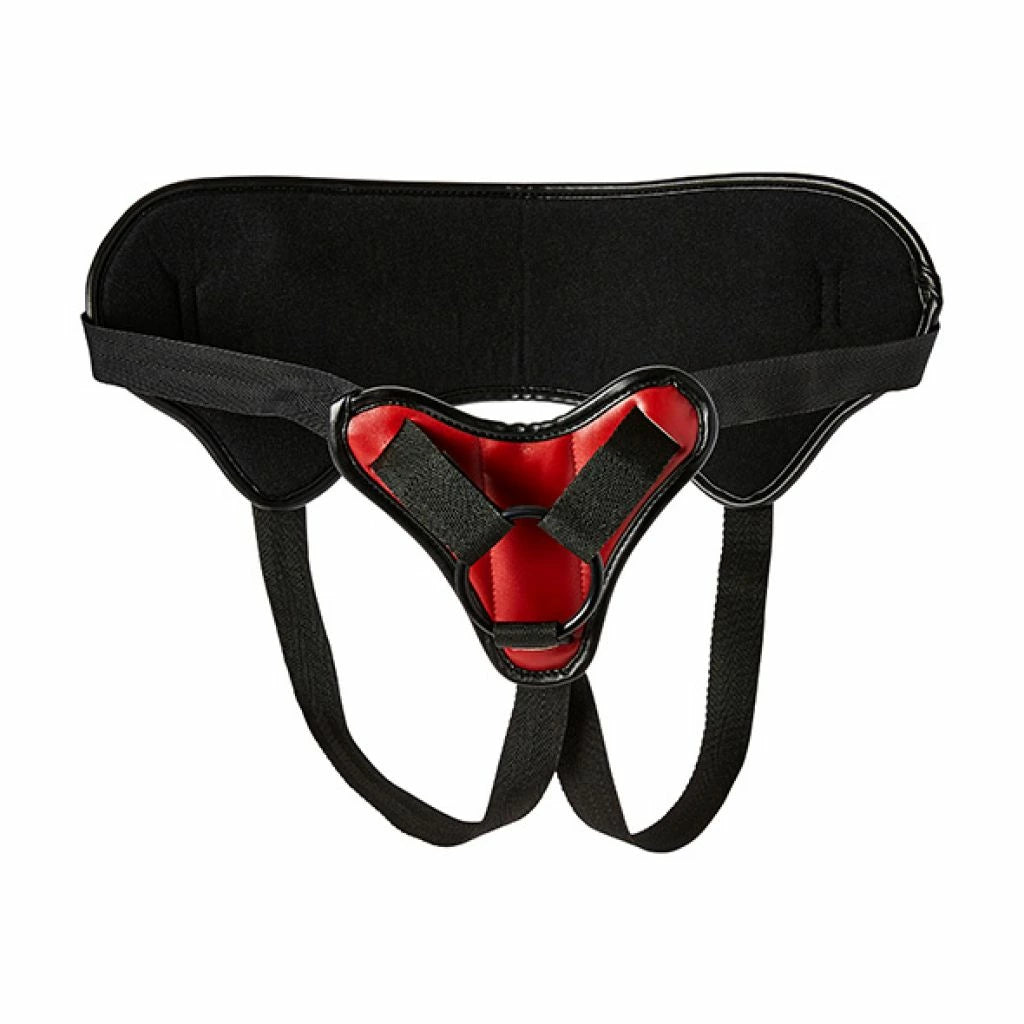 Of S  günstig Kaufen-Sportsheets - Saffron Strap-On. Sportsheets - Saffron Strap-On <![CDATA[Seduce in midnight black and burning scarlet... However you do it, do it in style. Designed with your exquisite taste in mind, this harness is not your run-of-the-mill, bulk