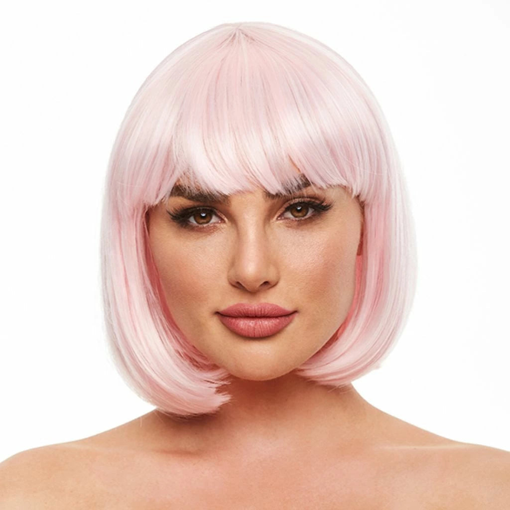 NIght günstig Kaufen-Pleasure Wigs - Cici Wig Pink Glow in the Dark. Pleasure Wigs - Cici Wig Pink Glow in the Dark <![CDATA[As the tagline says, Glam By Day, Glow By Night, with the beautiful ‘Cici’ bobbed wig! A chic banged bob, curled under at chin level, the ‘Cici