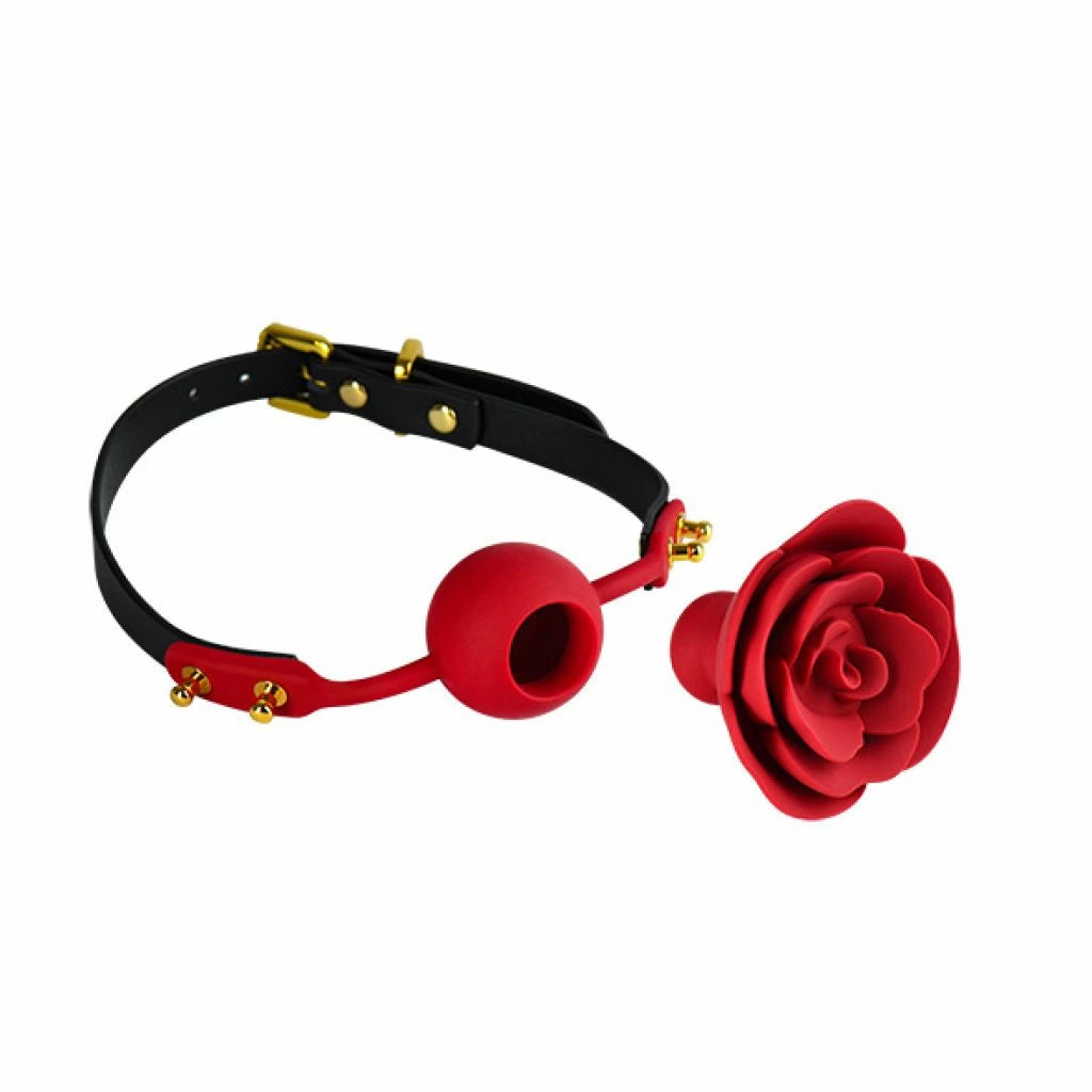 and The günstig Kaufen-Zalo - Rose Ball Gag. Zalo - Rose Ball Gag <![CDATA[The patented rose-shaped design has a hole which can be used for finger teasing and other surprise gestures. This feature provides an eternal feeling of obediance. Material: luxury Italian leather, dow-c