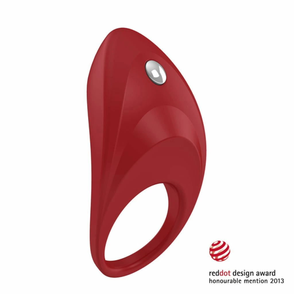 and Comfortable günstig Kaufen-Ovo - B7 Vibrating Ring Red. Ovo - B7 Vibrating Ring Red <![CDATA[Vibrating ring by Ovo. - silicone material - lead-free - 100% body-safe materials - phthalate-free - dynamic and modern shape - rounded for comfortable use - pointing towards partner - full