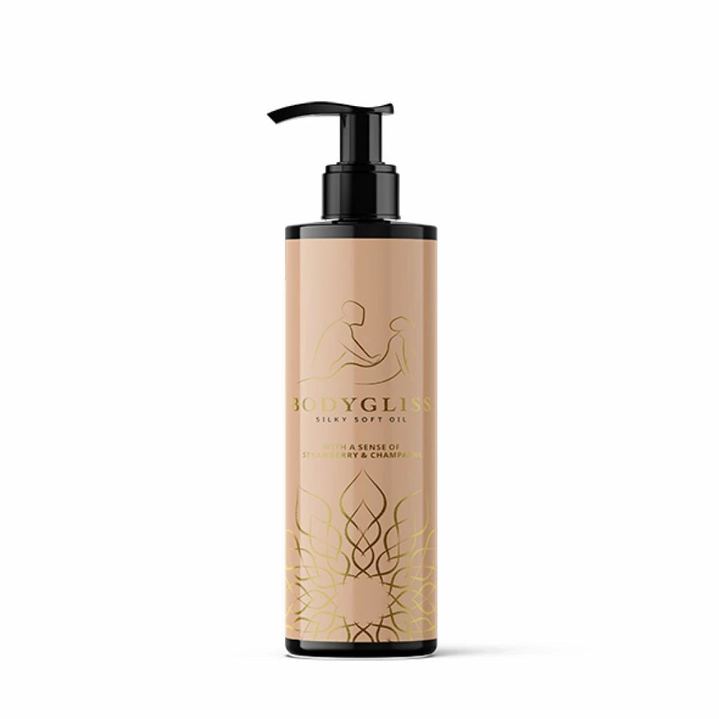 50 Mat günstig Kaufen-BodyGliss - Silky Soft Oil Strawberry & Champagne 150 ml. BodyGliss - Silky Soft Oil Strawberry & Champagne 150 ml <![CDATA[For sensual massages full of pleasure and intimate contact. Imagine yourself in luxury and higher atmospheres with the scen