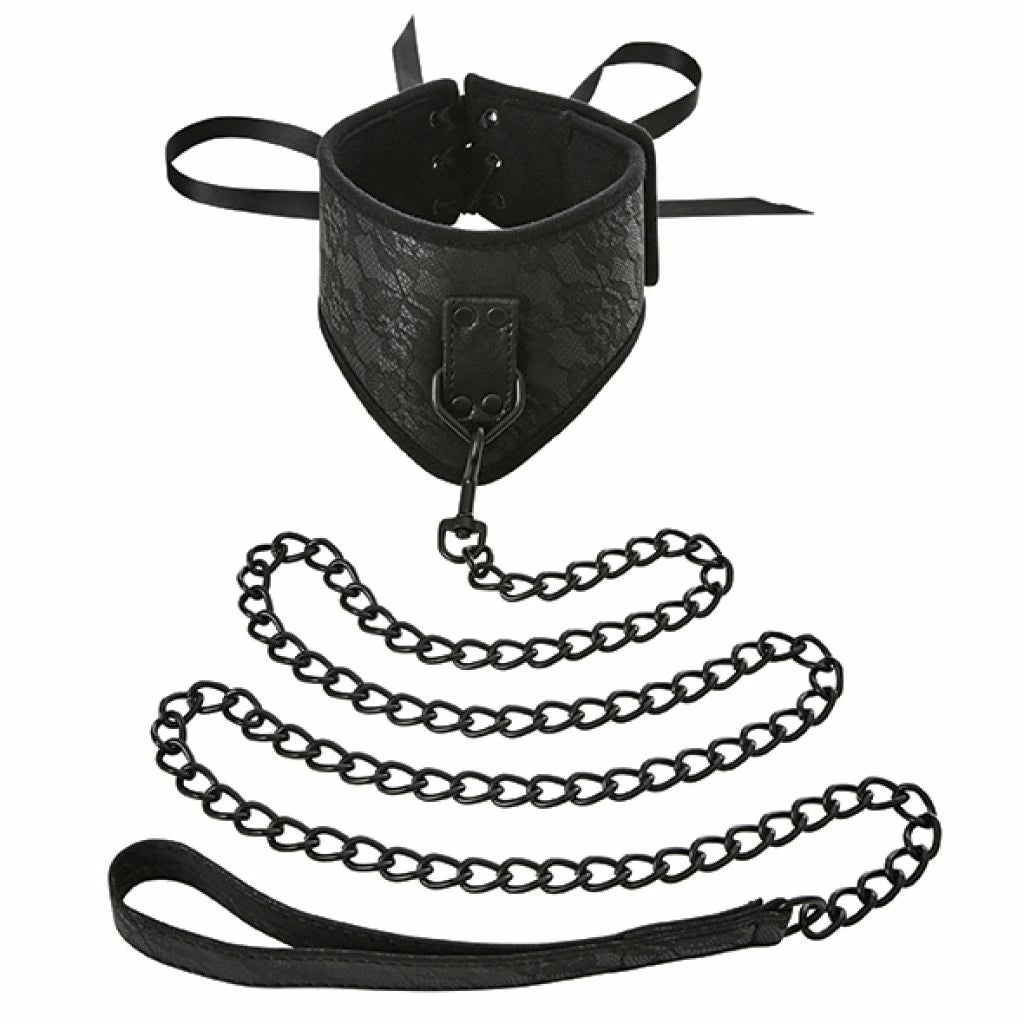 Ring PL günstig Kaufen-Sportsheets - Sincerely Lace Posture Collar & Leash. Sportsheets - Sincerely Lace Posture Collar & Leash <![CDATA[Embrace poise and sophistication during submission play with faux leather and lace collar and leash. Excellent for the person who wan