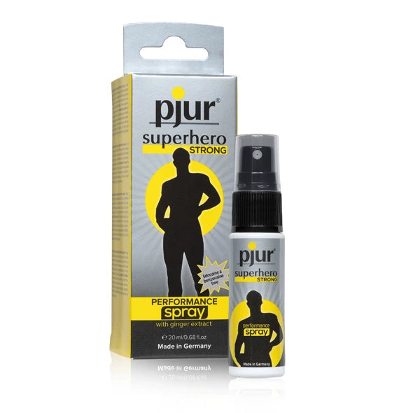 CARE günstig Kaufen-Pjur - Superhero Strong Performance Spray 20 ml. Pjur - Superhero Strong Performance Spray 20 ml <![CDATA[The unique intimate care product, specially designed for prolonged enjoyment for men. Optimised formula with more highly concentrated ingredients and