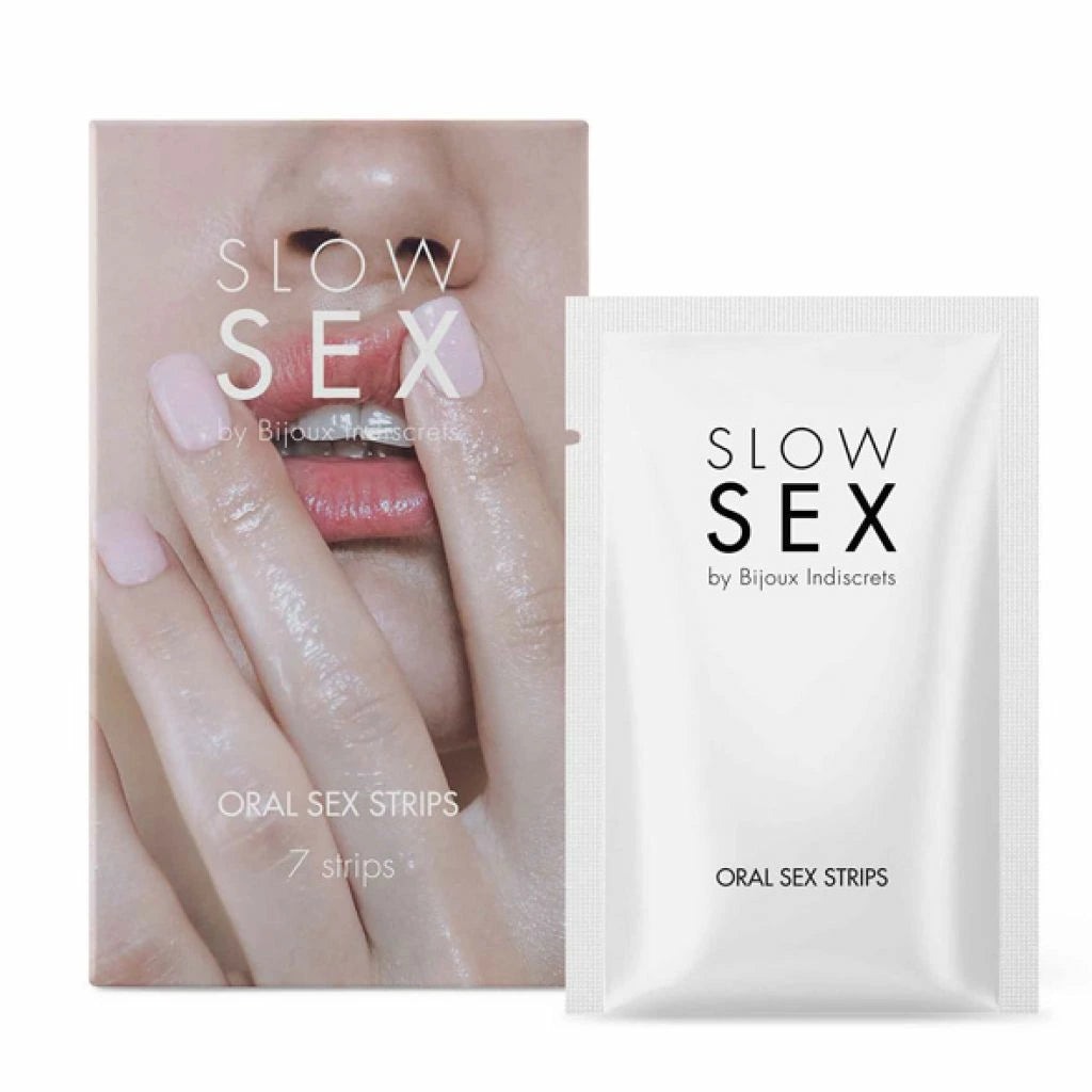 Tongue N günstig Kaufen-Bijoux Indiscrets - Slow Sex Oral Sex Strips 7 pcs. Bijoux Indiscrets - Slow Sex Oral Sex Strips 7 pcs <![CDATA[These paper-thin mint strips are designed to melt on the tongue during oral sex. They provide powerful minty freshness which is perfect for cli