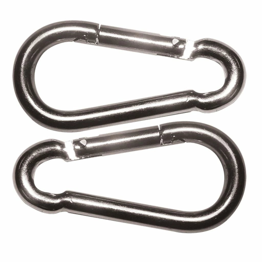 HY PRO günstig Kaufen-Sportsheets - Edge Carabiners. Sportsheets - Edge Carabiners <![CDATA[- Nickel-free metal is hypoallergenic and body-safe - Use with any Edge or Sportsheets bondage products for more kinky ways to connect - Ingredients: 100% nickel free metal - Includes: 