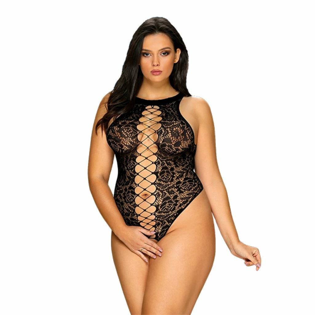 MET YOUR günstig Kaufen-Obsessive - B129 Teddy Black XL/XXL. Obsessive - B129 Teddy Black XL/XXL <![CDATA[Your loved one wants... you! So, will you put on something enticing and cute? An extremely sexy teddy is here for you, perfect for warming up the evening. You will be deligh