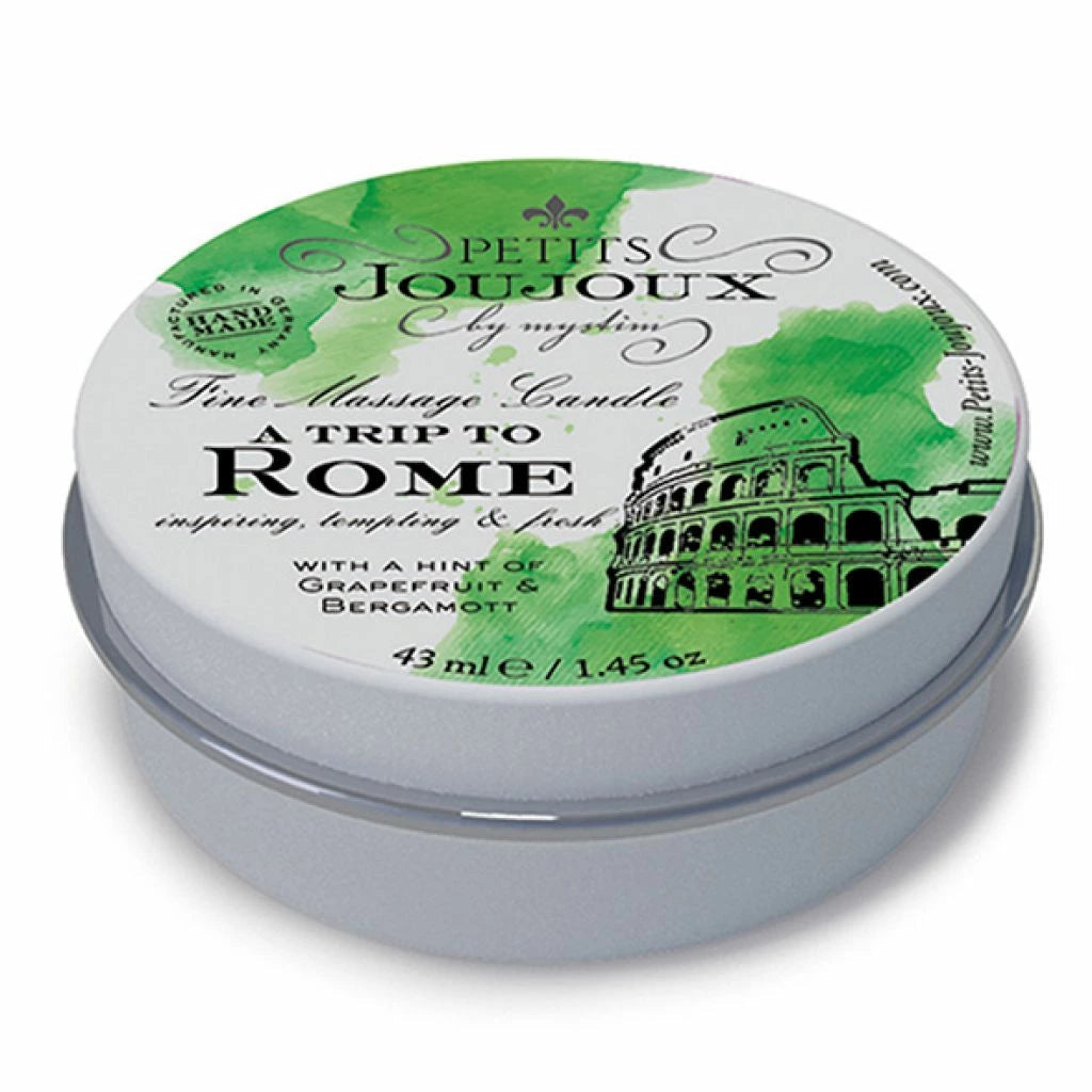 the Warm günstig Kaufen-Petits Joujoux - Massage Candle Rome 33g. Petits Joujoux - Massage Candle Rome 33g <![CDATA[After the fragrant candle has been lighted its wax is melting to a comfortably warm massage oil which is indulging and nourishing the skin. The exquisite Petits Jo