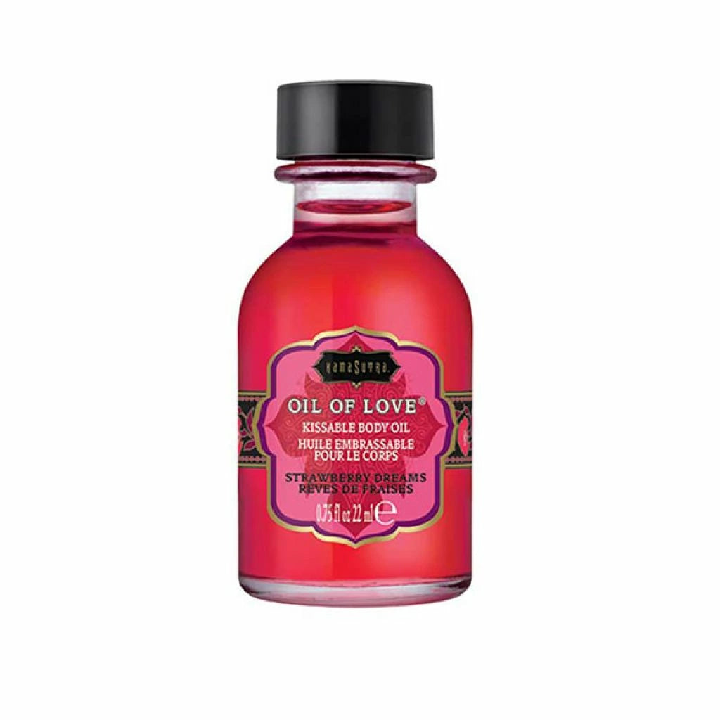the Warm günstig Kaufen-Kama Sutra - Oil of Love Strawberry Dreams 22 ml. Kama Sutra - Oil of Love Strawberry Dreams 22 ml <![CDATA[Kissable, water-based foreplay oil that gently warms on the skin. Apply to the sensitive/erogenous zones of the body. Oil of Love is not a massage 