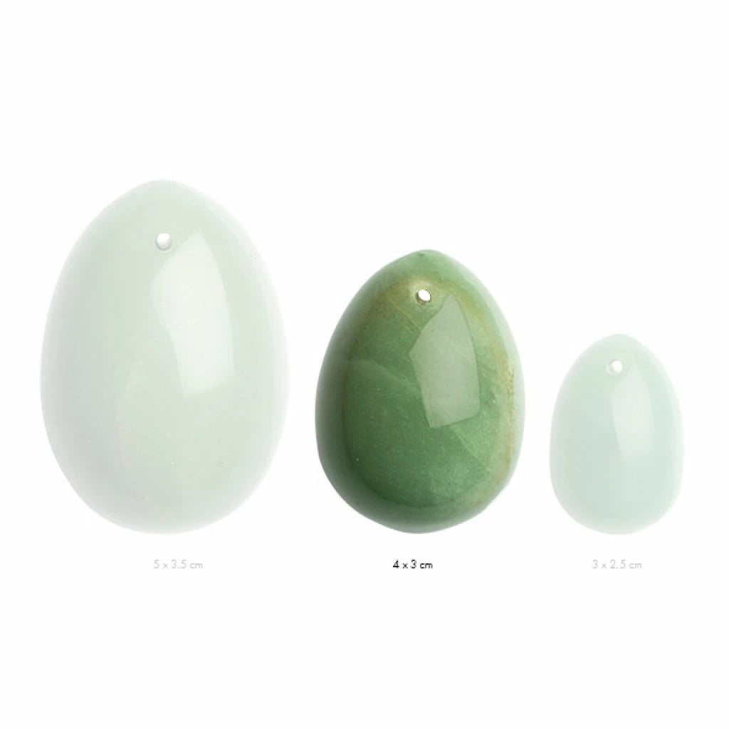 en Trainer günstig Kaufen-La Gemmes - Yoni Egg Jade M. La Gemmes - Yoni Egg Jade M <![CDATA[Wear this yoni egg as a piece of jewelry around your neck, in your pocket, in your bra or as a pelvic floor muscle trainer in your vagina. A yoni egg was originally intended to strengthen y