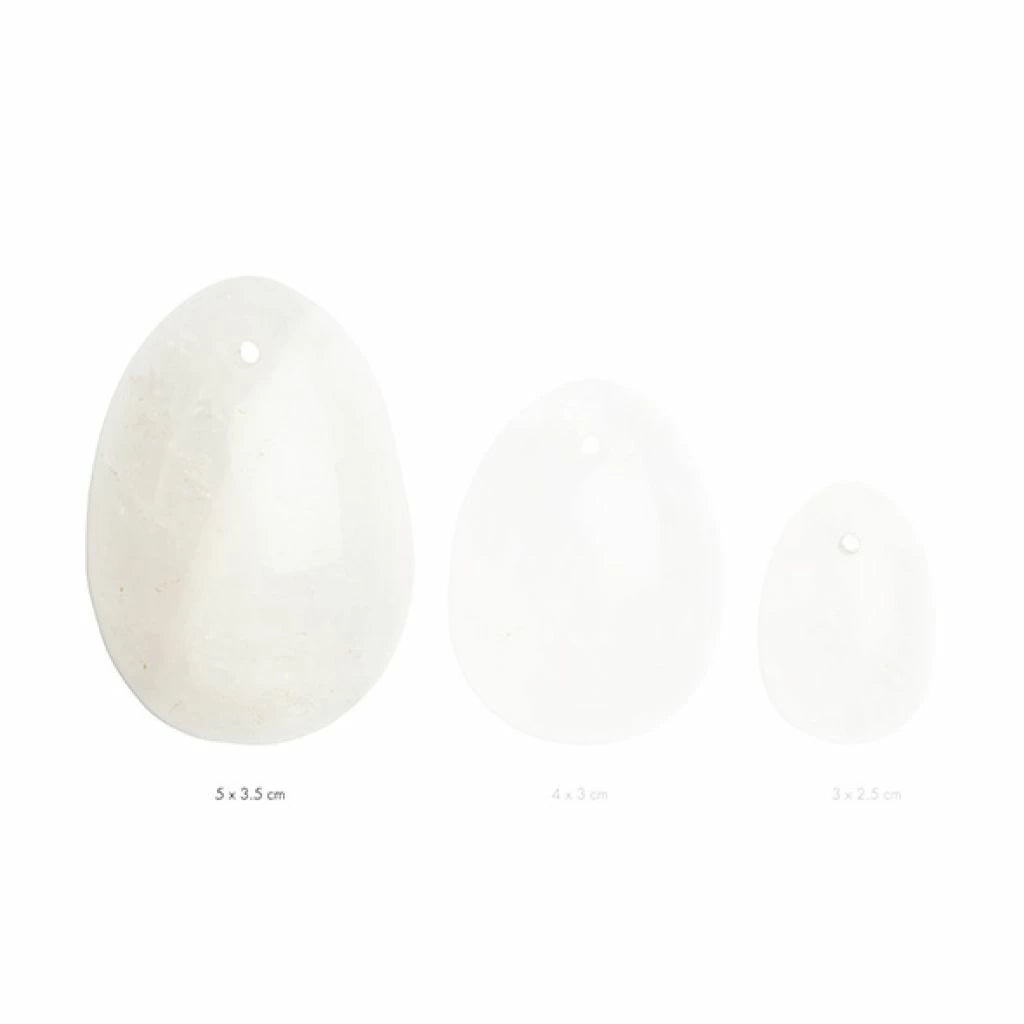 Clear günstig Kaufen-La Gemmes - Yoni Egg Clear Quartz L. La Gemmes - Yoni Egg Clear Quartz L <![CDATA[Wear this yoni egg as a piece of jewelry around your neck, in your pocket, in your bra or as a pelvic floor muscle trainer in your vagina. A yoni egg was originally intended