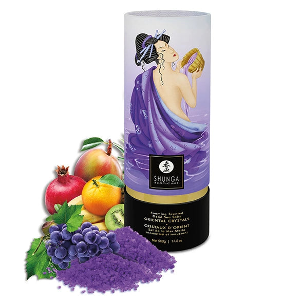 you to günstig Kaufen-Shunga - Bath Salts Exotic Fruits 500g. Shunga - Bath Salts Exotic Fruits 500g <![CDATA[Sky blue water salted with crystals from the Dead Sea, bubbles of velvet offered in an exotic shell, an aphrodisiac fragrance and a candle to match your mood... Here a