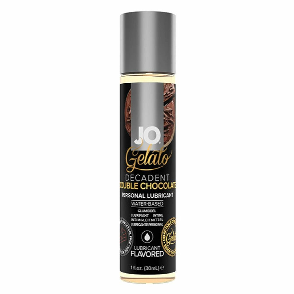 Play des günstig Kaufen-System JO - H2O Gelato Decadent Double Chocolate 30 ml. System JO - H2O Gelato Decadent Double Chocolate 30 ml <![CDATA[JO Gelato is a flavored water-based personal lubricant designed to enhance foreplay and comfort of intimacy. Formulated using a pure pl