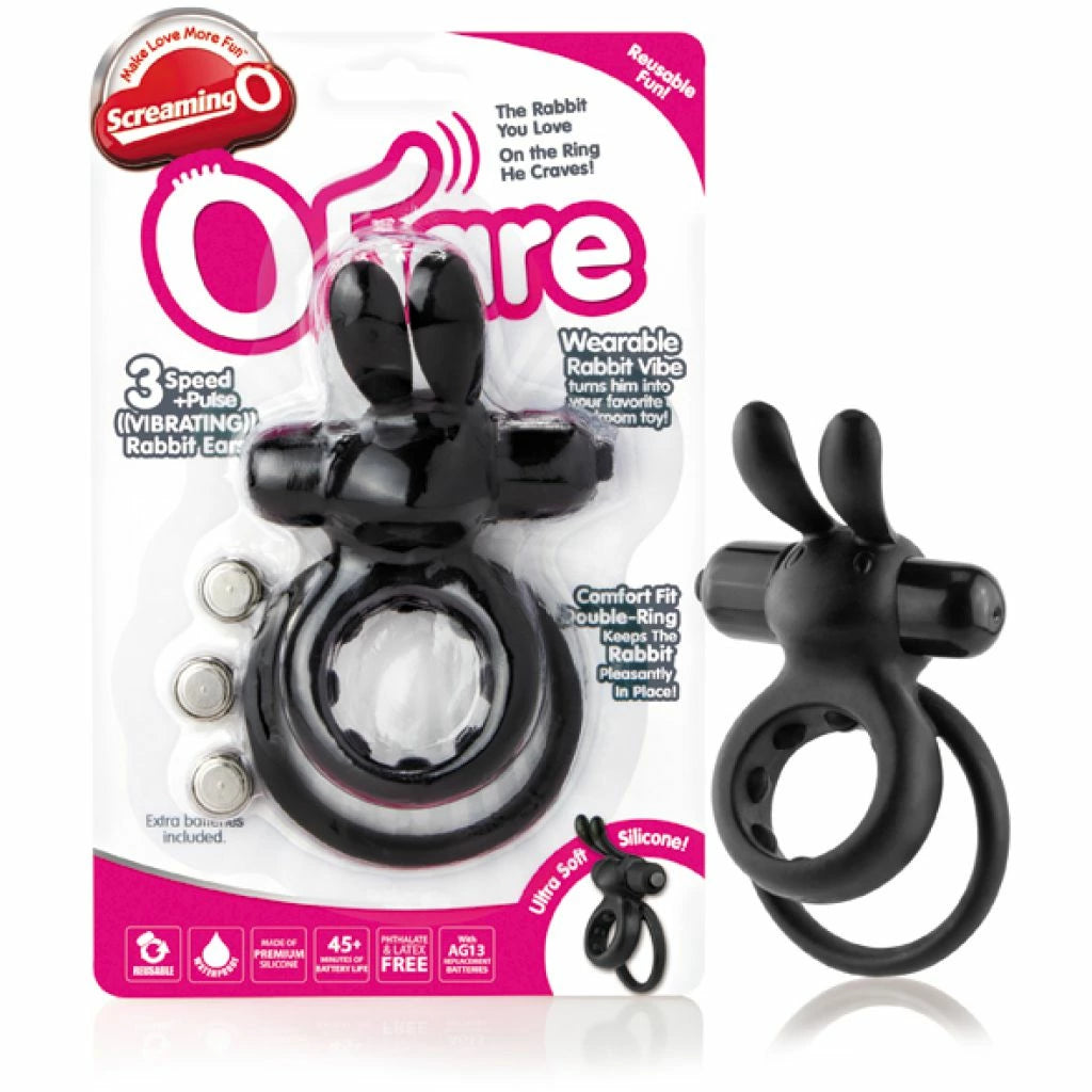 Moto G günstig Kaufen-The Screaming O - The Ohare Black. The Screaming O - The Ohare Black <![CDATA[The Ohare double vibrating erection ring turns him into your favorite rabbit vibe with a comfort fit erection ring and super-powered 4-function motor enhanced with soft, flexibl