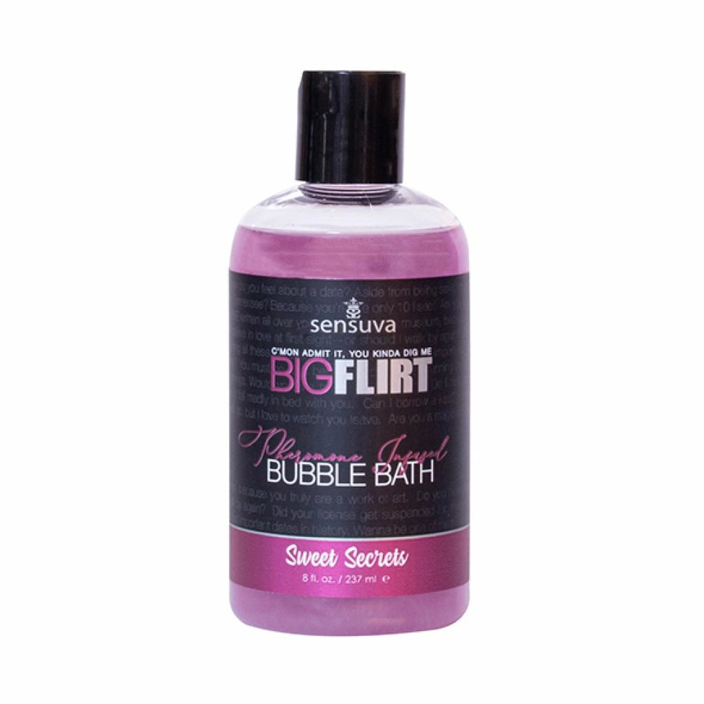 and the günstig Kaufen-Sensuva - Big Flirt Pheromone Bubble Bath Sweet Secrets 237 ml. Sensuva - Big Flirt Pheromone Bubble Bath Sweet Secrets 237 ml <![CDATA[Create a Romantic moment with our scented bubble bath, infused with pheromones that will put you in the mood and make y