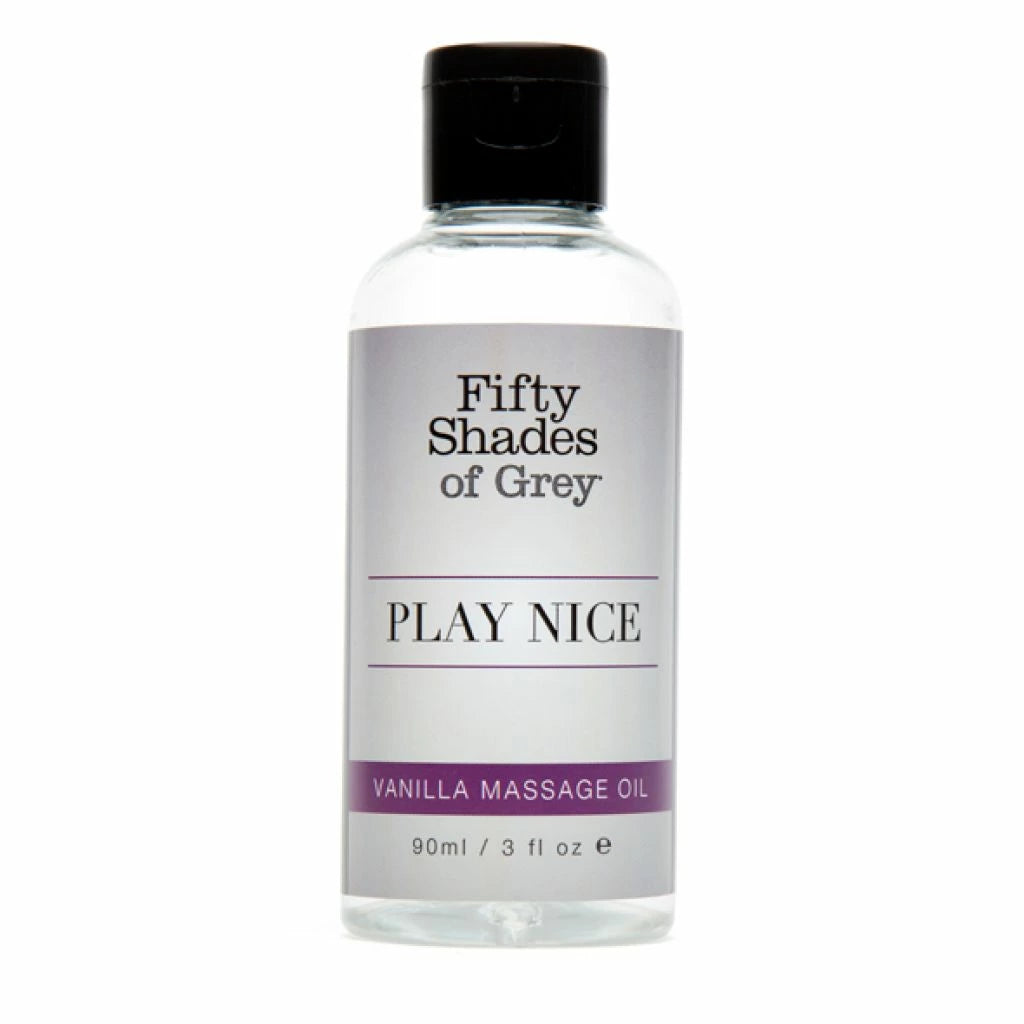 Eat To günstig Kaufen-Fifty Shades of Grey - Play Nice Vanilla Massage Oil 90 ml. Fifty Shades of Grey - Play Nice Vanilla Massage Oil 90 ml <![CDATA[Bring the spa to the boudoir with this vanilla-scented massage oil. Perfect for treating your lover to a sensual massage, it gi