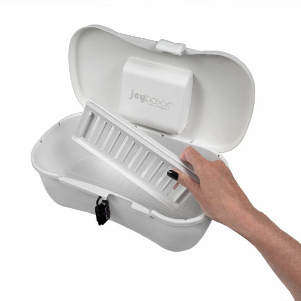 HY PRO günstig Kaufen-Joyboxx - Hygienic Storage System White. Joyboxx - Hygienic Storage System White <![CDATA[Meet patent pending JOYBOXX with PLAYTRAY; the world's first hygienic storage system designed to handle pleasure products before, during and after use. The joy's ins