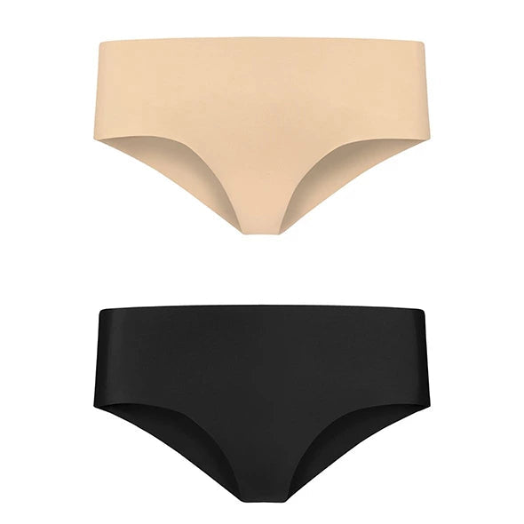 and the günstig Kaufen-Bye Bra - Invisible Hipster (Nude & Black 2-Pack) L. Bye Bra - Invisible Hipster (Nude & Black 2-Pack) L <![CDATA[The Bye Bra Invisible Panties provide a no-panty-lines solution for all your tight-fit clothing. Smooth edges, minimal coverage and a