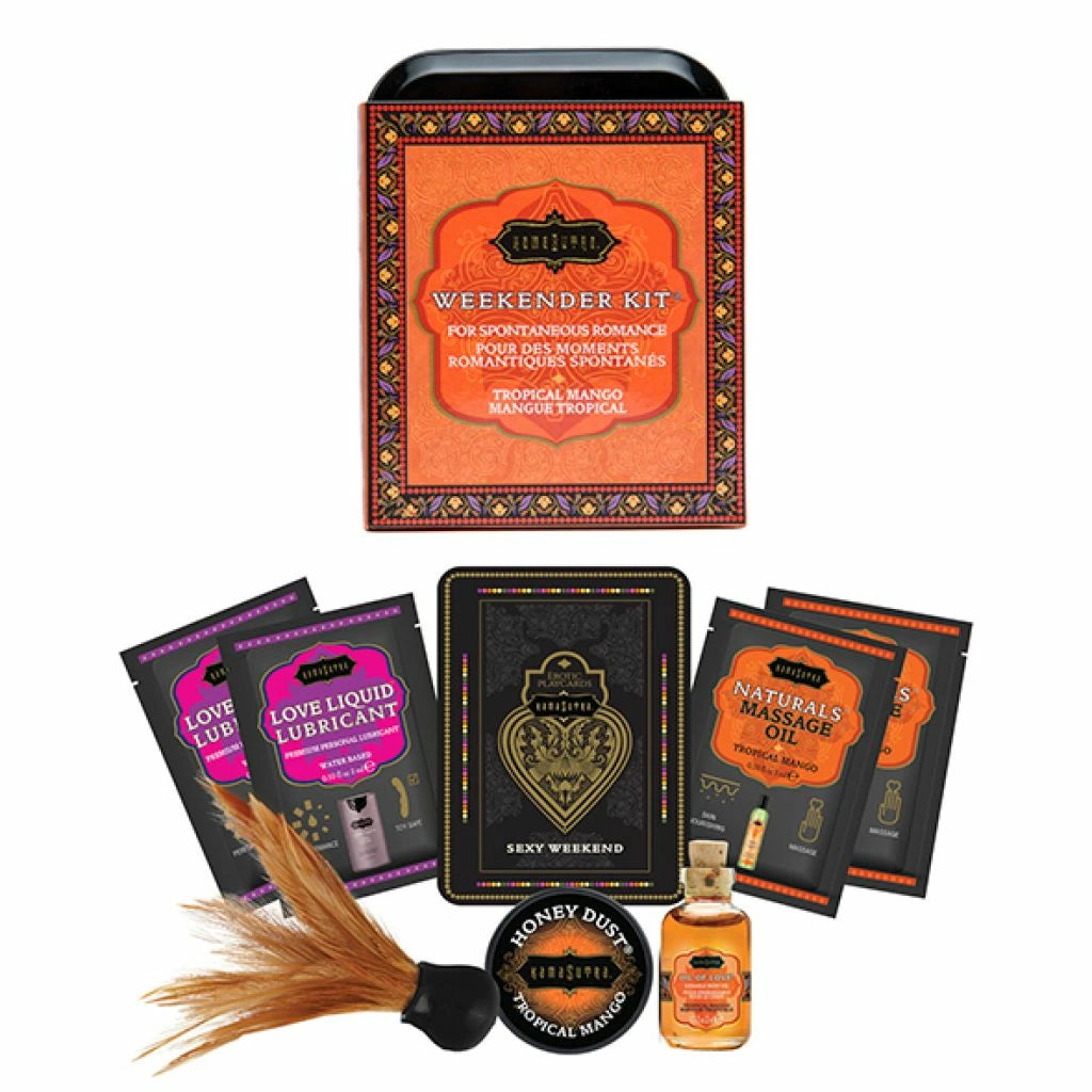 Petite günstig Kaufen-Kama Sutra - The Weekender Tin Can Tropical Mango. Kama Sutra - The Weekender Tin Can Tropical Mango <![CDATA[Always be ready for love. The all new Weekender Kit is here! Be ready for spontaneous romance with these petite sensual Kama Sutra luxuries. Perf