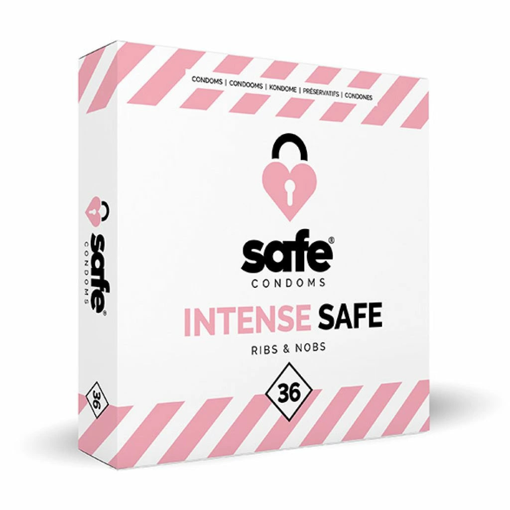 FOR QUALITY günstig Kaufen-Safe - Intense Safe Condoms 36 pcs. Safe - Intense Safe Condoms 36 pcs <![CDATA[Safe Condoms are made of a very high quality of latex with a comfortable fit, which are available in various types and sizes. Condoms with ridges and bumps for maximum stimula