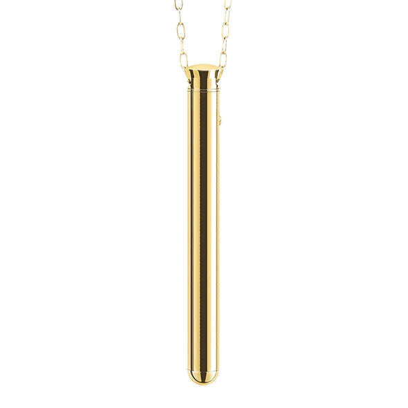 Wand Vibration günstig Kaufen-Le Wand - Vibrating Necklace Gold. Le Wand - Vibrating Necklace Gold <![CDATA[Le Wand Necklace Vibe is a compact, discreet baton for on-the-go pleasure with style. This vibe comes with 8 vibration modes and a super silent motor to please anywhere and any 