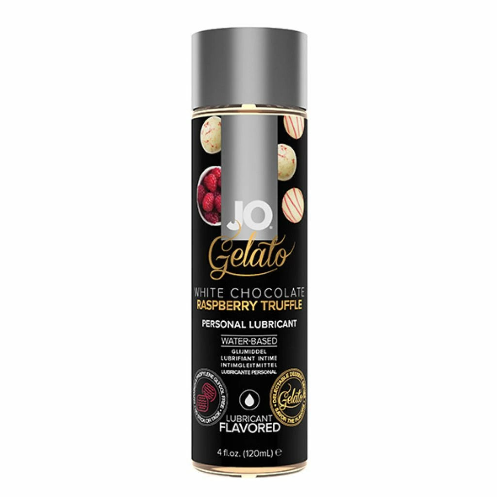 And White günstig Kaufen-System JO - H2O Gelato White Chocolate Raspberry Truffle 120 ml. System JO - H2O Gelato White Chocolate Raspberry Truffle 120 ml <![CDATA[JO Gelato is a flavored water-based personal lubricant designed to enhance foreplay and comfort of intimacy. Formulat