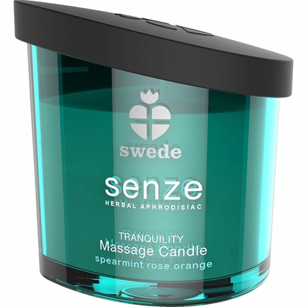 beige/rose günstig Kaufen-Swede - Senze Massage Candle Tranquility 150 ml. Swede - Senze Massage Candle Tranquility 150 ml <![CDATA[Soy Bean Oil, Coconut Oil, Shea Butter, Bees Wax, Candelilla Wax, Avocado Oil, Jojoba Oil, Aloe Vera Oil, E-vitamin, Spearmint oil, Rose Oil, Orange 