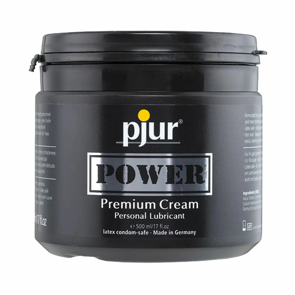 Power günstig Kaufen-Pjur - Power Premium Cream 500 ml. Pjur - Power Premium Cream 500 ml <![CDATA[The name tells it all. pjur Power is one of pjur's most powerful silicone and water based body lubricants – for extra-hot sex! Its excellent gliding properties make it the fir