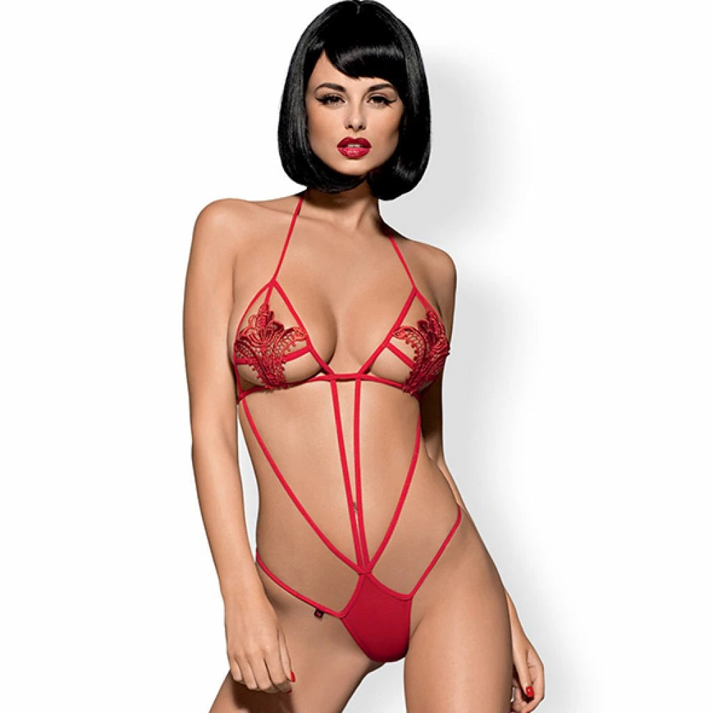 you to günstig Kaufen-Obsessive - Luiza Teddy Red S/M. Obsessive - Luiza Teddy Red S/M <![CDATA[Look at this fabulous attire! Absolutely unique, extremely sexy, very tempting, so daring... Your uncovered belly will encourage him to kiss and thin strips - to pull and... Enjoy t