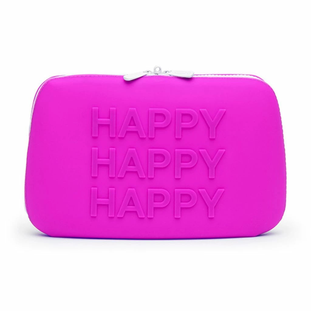 Wipe On günstig Kaufen-Happy Rabbit - HAPPY Storage Zip Bag Large Purple. Happy Rabbit - HAPPY Storage Zip Bag Large Purple <![CDATA[This silicone storage case says it all, quite literally. Designed to keep your Happy Rabbit 