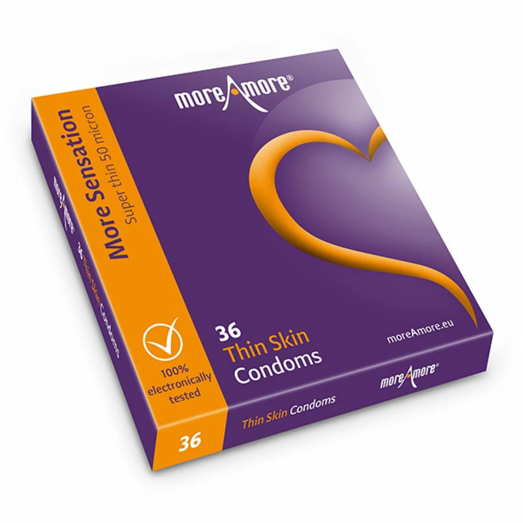 You Do günstig Kaufen-MoreAmore - Thin Skin Condoms 36 pcs. MoreAmore - Thin Skin Condoms 36 pcs <![CDATA[Maximum feeling, maximum enjoyment! Thin Skin condoms give you the maximum feeling that makes your love making the best experience ever. Thin Skin condoms are made of supe