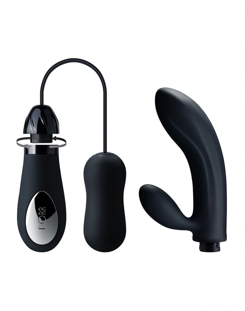 Spot LED günstig Kaufen-Dorr - Fulfilled - Exchangeable Egg + G-spot Vibrator. Dorr - Fulfilled - Exchangeable Egg + G-spot Vibrator <![CDATA[Revolutionairy Vibrator with exchangeable heads.. Introducing Fullfilled; Two luxurious silicone rechargeable toys for the price of one! 