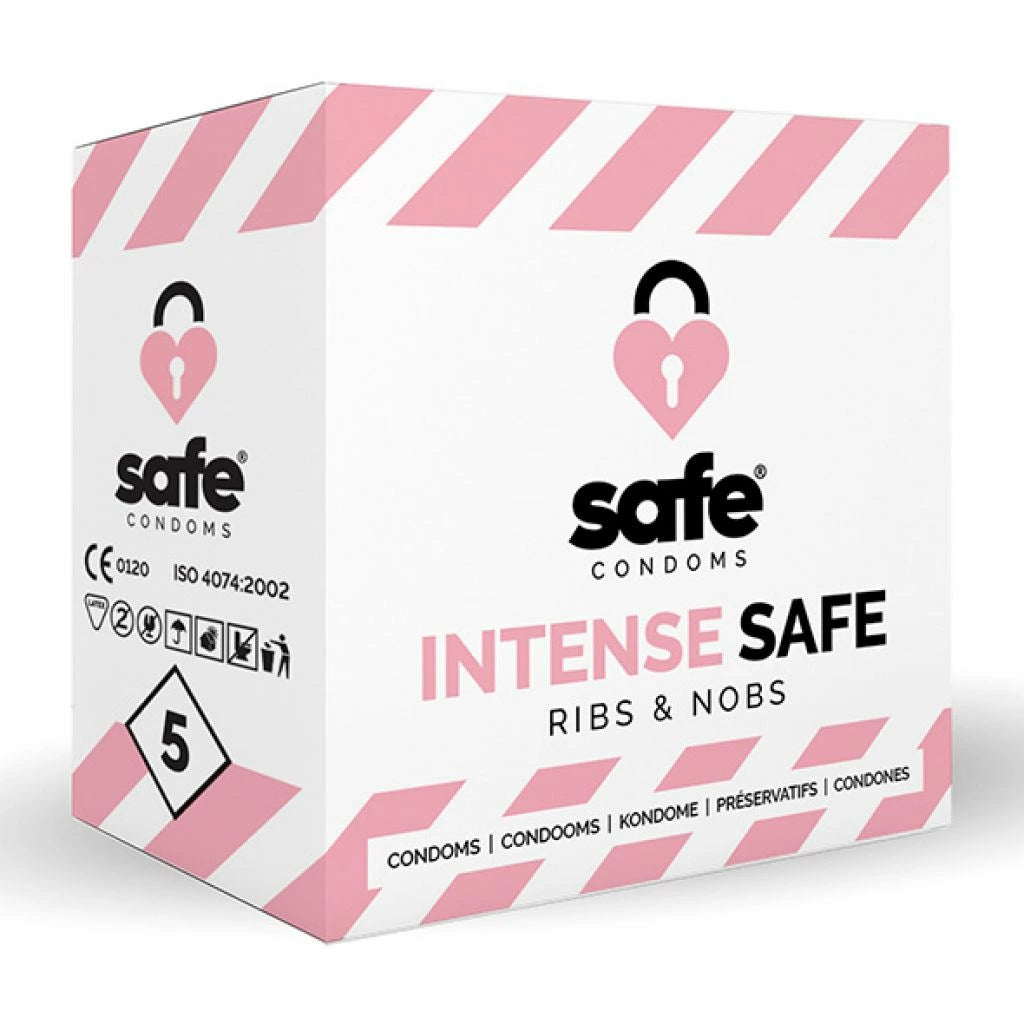 Typ D günstig Kaufen-Safe - Intense Safe Condoms 5 pcs. Safe - Intense Safe Condoms 5 pcs <![CDATA[Safe Condoms are made of a very high quality of latex with a comfortable fit, which are available in various types and sizes. Condoms with ridges and bumps for maximum stimulati