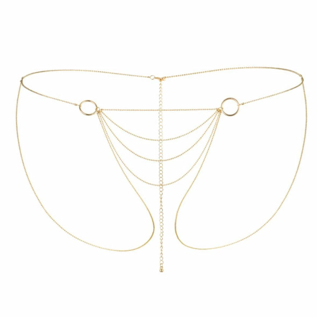 you to günstig Kaufen-Bijoux Indiscrets - Magnifique Bikini Chain Gold. Bijoux Indiscrets - Magnifique Bikini Chain Gold <![CDATA[Bikini-shaped body chains to wear over your sexiest lingerie or with bare skin alone. Accessories inspired by the New York cabaret dancers of the 1