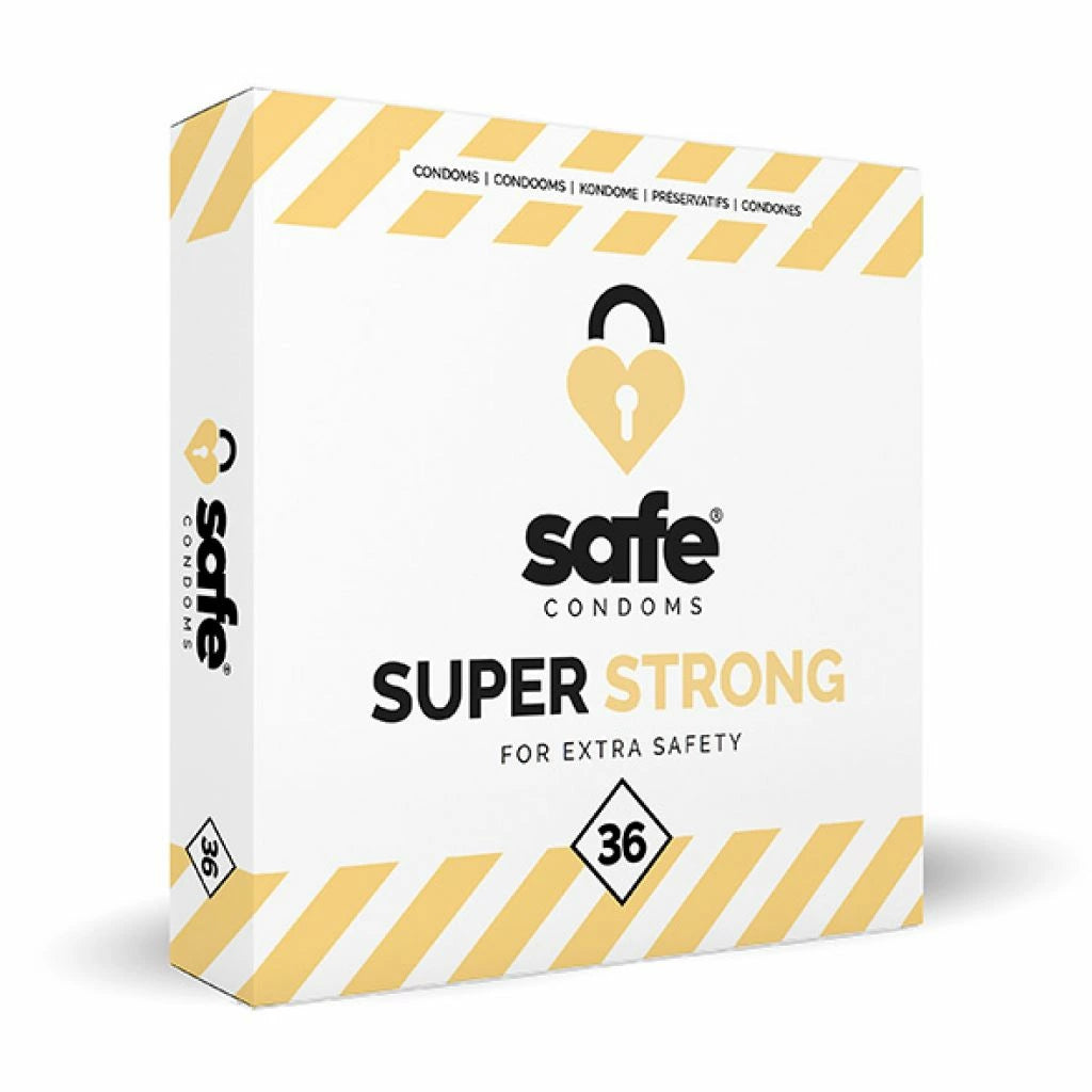 Type N günstig Kaufen-Safe - Super Strong Condoms 36 pcs. Safe - Super Strong Condoms 36 pcs <![CDATA[Safe Condoms are made of a very high quality of latex with a comfortable fit, which are available in various types and sizes. Strong condoms for extra safety. Suitable for ana