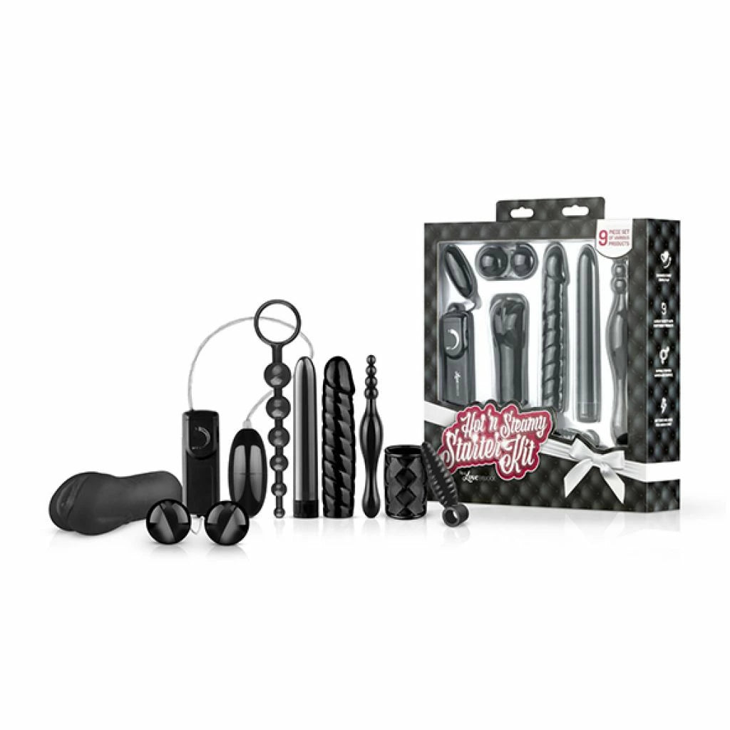 ck Black günstig Kaufen-Loveboxxx - Hot & Steamy Starter Kit. Loveboxxx - Hot & Steamy Starter Kit <![CDATA[- Complete thrilling set - For men, women and couples - Perfect as a gift - Also for beginners - Colour: Black This Hot 'n Steamy Starter Kit by Loveboxxx is a per