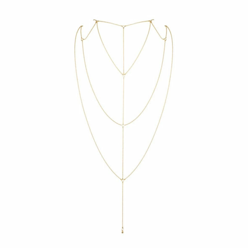 In Your günstig Kaufen-Bijoux Indiscrets - Magnifique Back & Cleavage Chain Gold. Bijoux Indiscrets - Magnifique Back & Cleavage Chain Gold <![CDATA[Triangle-shaped body chains to adorn your back or neckline. Perfect with your favourite looks, lingerie or bare skin alon