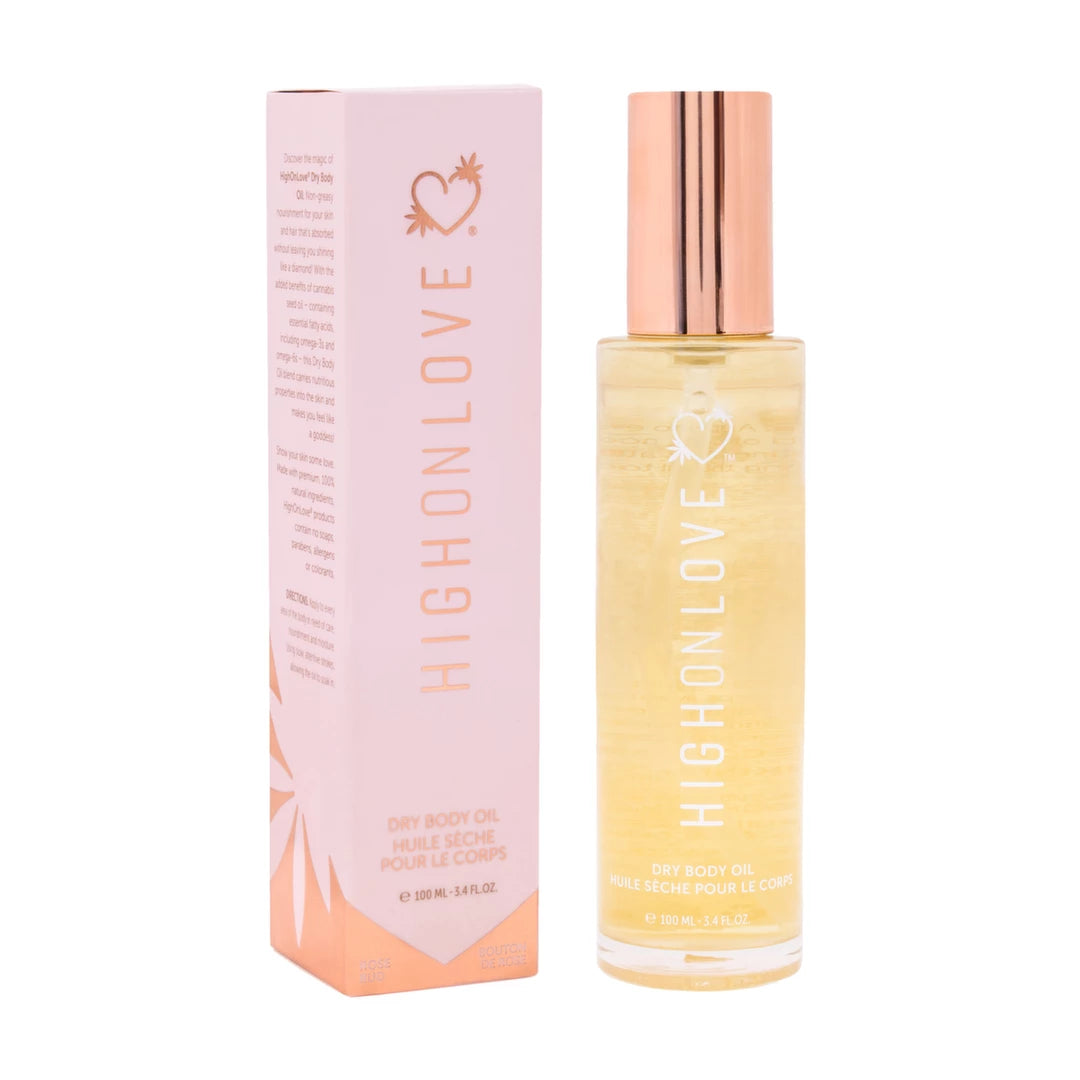 100 A günstig Kaufen-HighOnLove - Dry Body Oil 100 ml. HighOnLove - Dry Body Oil 100 ml <![CDATA[HIGHONLOVE - DRY BODY OIL 100 ML. Discover the magic of HighOnLove Dry Body Oil, with non-greasy nourishment for your skin and hair that absorbs quickly – for all the glow and n