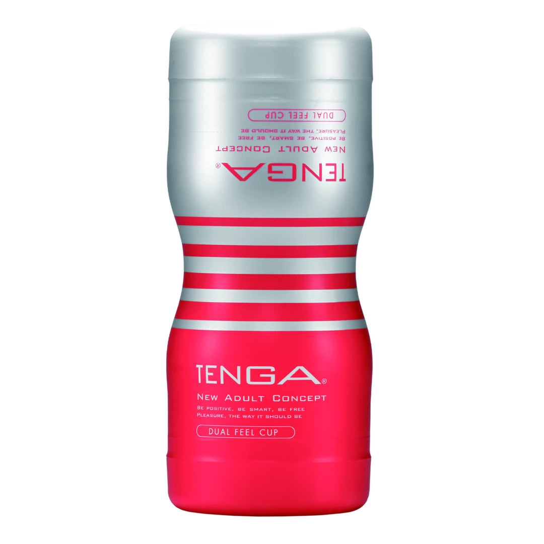 Double Double günstig Kaufen-Tenga - Dual Feel Cup Medium. Tenga - Dual Feel Cup Medium <![CDATA[TENGA - DUAL FEEL CUP MEDIUM. Double the sensation.. A two-in-one blend of stimulation. The 'tough side' firmly tightens while the 'tender side' gently stimulates. Enjoy either one side a