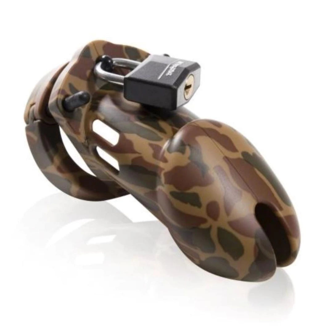 Of S  günstig Kaufen-CB-X - CB-6000S Chastity Cock Cage Camouflage 35 mm. CB-X - CB-6000S Chastity Cock Cage Camouflage 35 mm <![CDATA[CB-X - CB-6000S CHASTITY COCK CAGE Camouflage 35 MM. The CB-6000S Chrome Finish is the shorter version of the CB-6000 Male Chastity Device. 