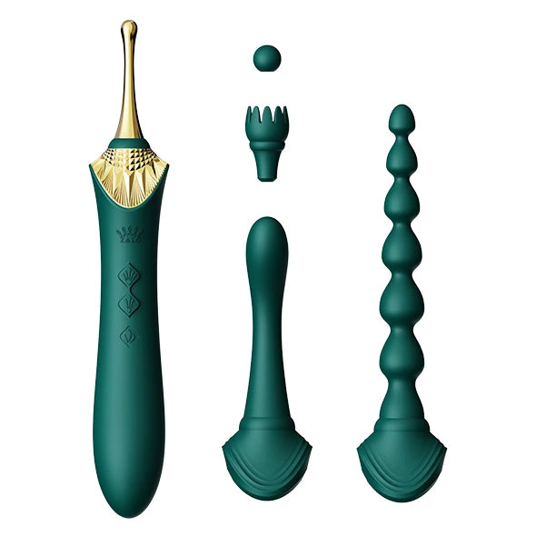 ADDED günstig Kaufen-Zalo - Bess 2 Turquoise Green. Zalo - Bess 2 Turquoise Green <![CDATA[Bess just got even better! With added anal beads attachment and heating function, take sensual self-care to the next level. Bess 2 comes with multiple head attachments for customized pl
