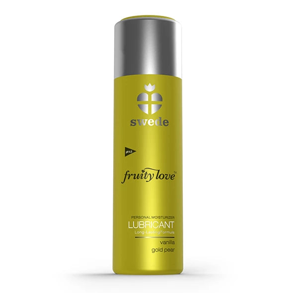 Design des günstig Kaufen-Swede - Fruity Love Vanilla Gold Pear 50 ml. Swede - Fruity Love Vanilla Gold Pear 50 ml <![CDATA[With Fruity Love Lubricant Swede is continuing to create new trends in erotic cosmetics. The ground-breaking and slightly erotic design is setting a new stan